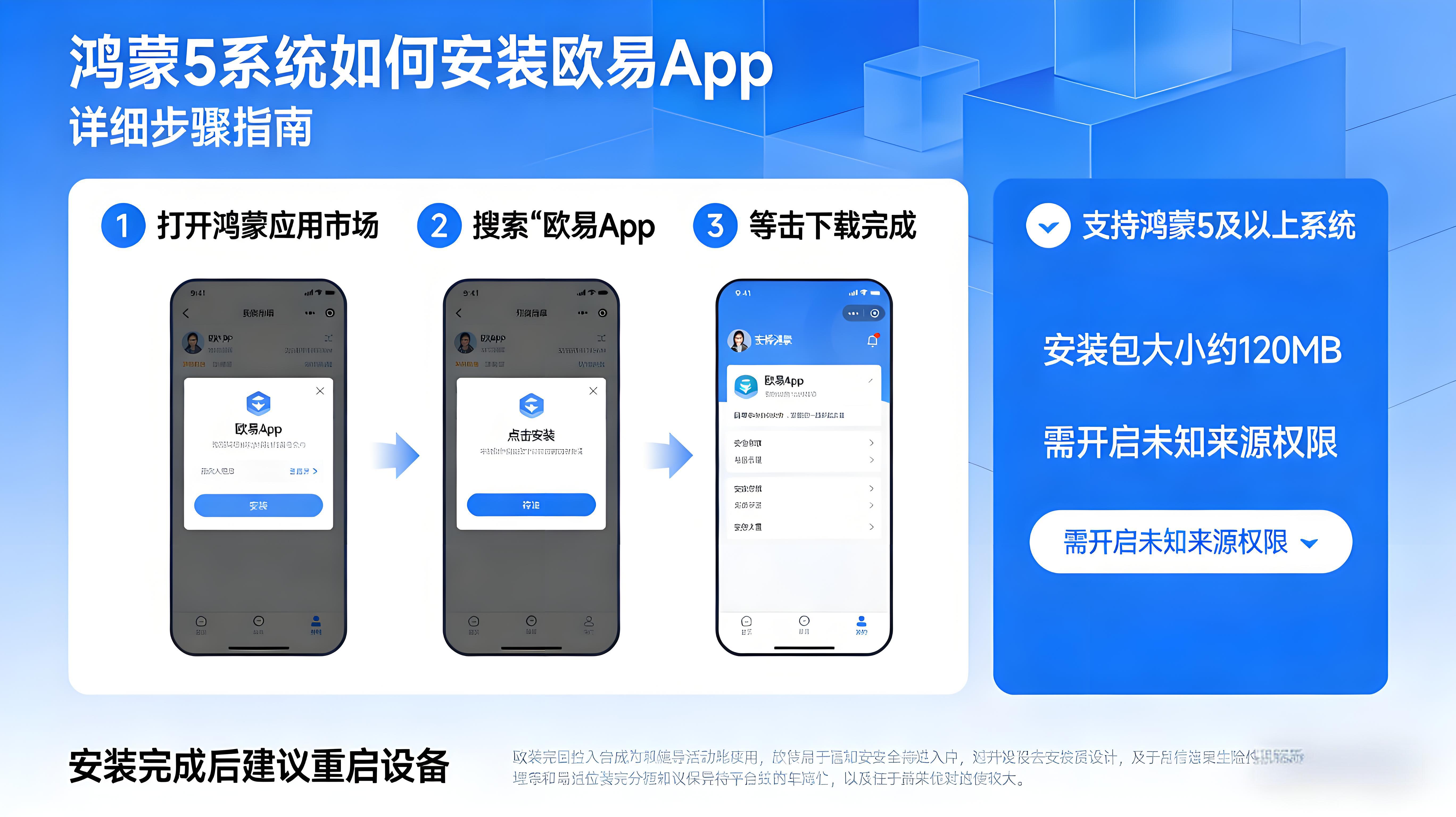 鸿蒙5系统如何安装欧易App？