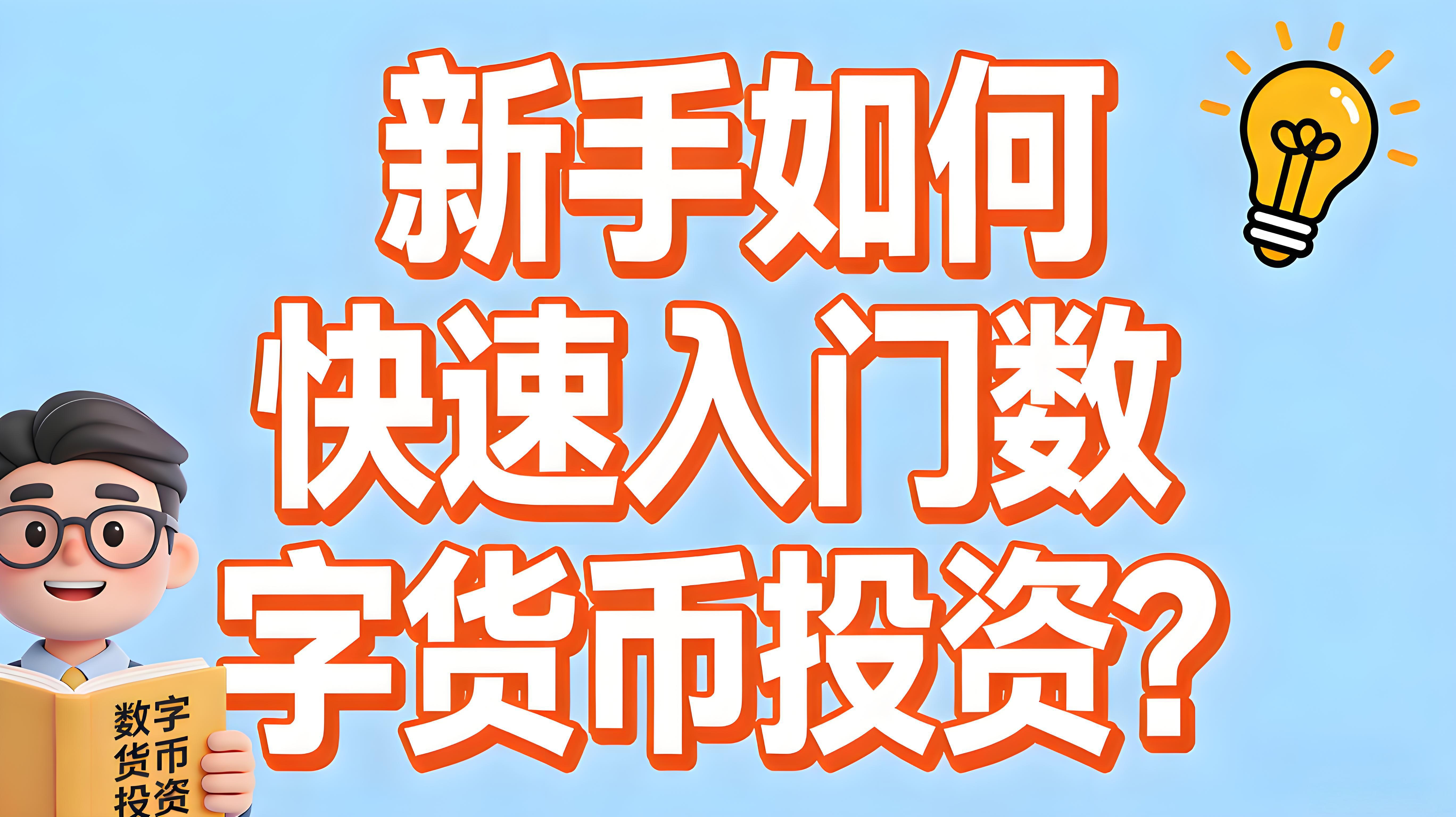 新手怎样快速入门数字货币投资？